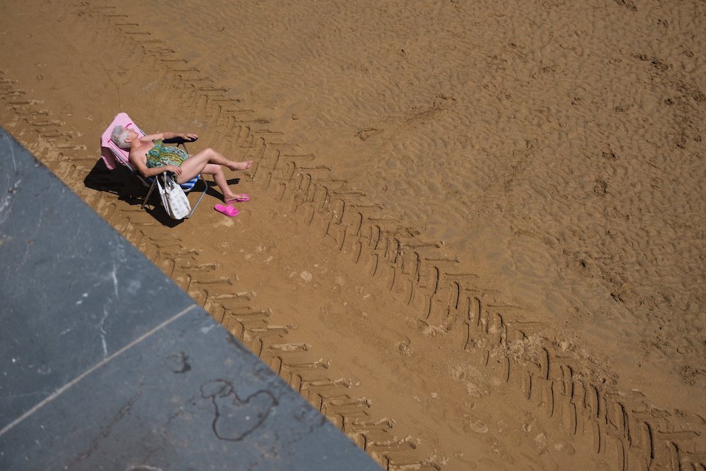 San Lorenzo Beach, Gijón, Asturias (northern Spain) by Ben Holbrook from DriftwoodJournals.com