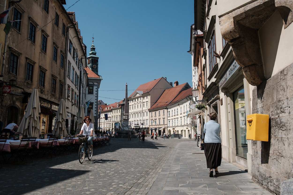 Cycling in Ljubljana, Slovenia, Travel and Street Photography by Ben Holbrook from DriftwoodJournals.com-6567
