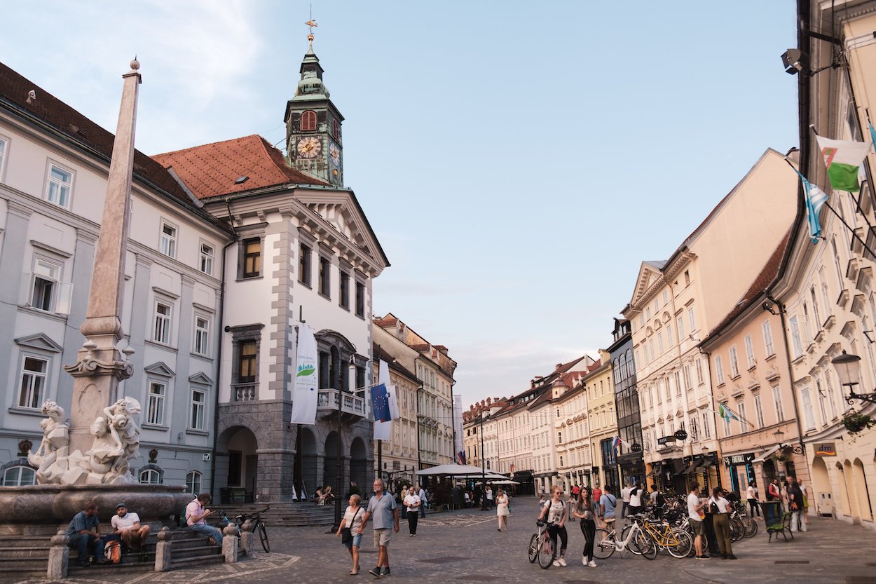 Ljubljana sunset, Slovenia Travel Photography by Ben Holbrook from DriftwoodJournals.com-7471