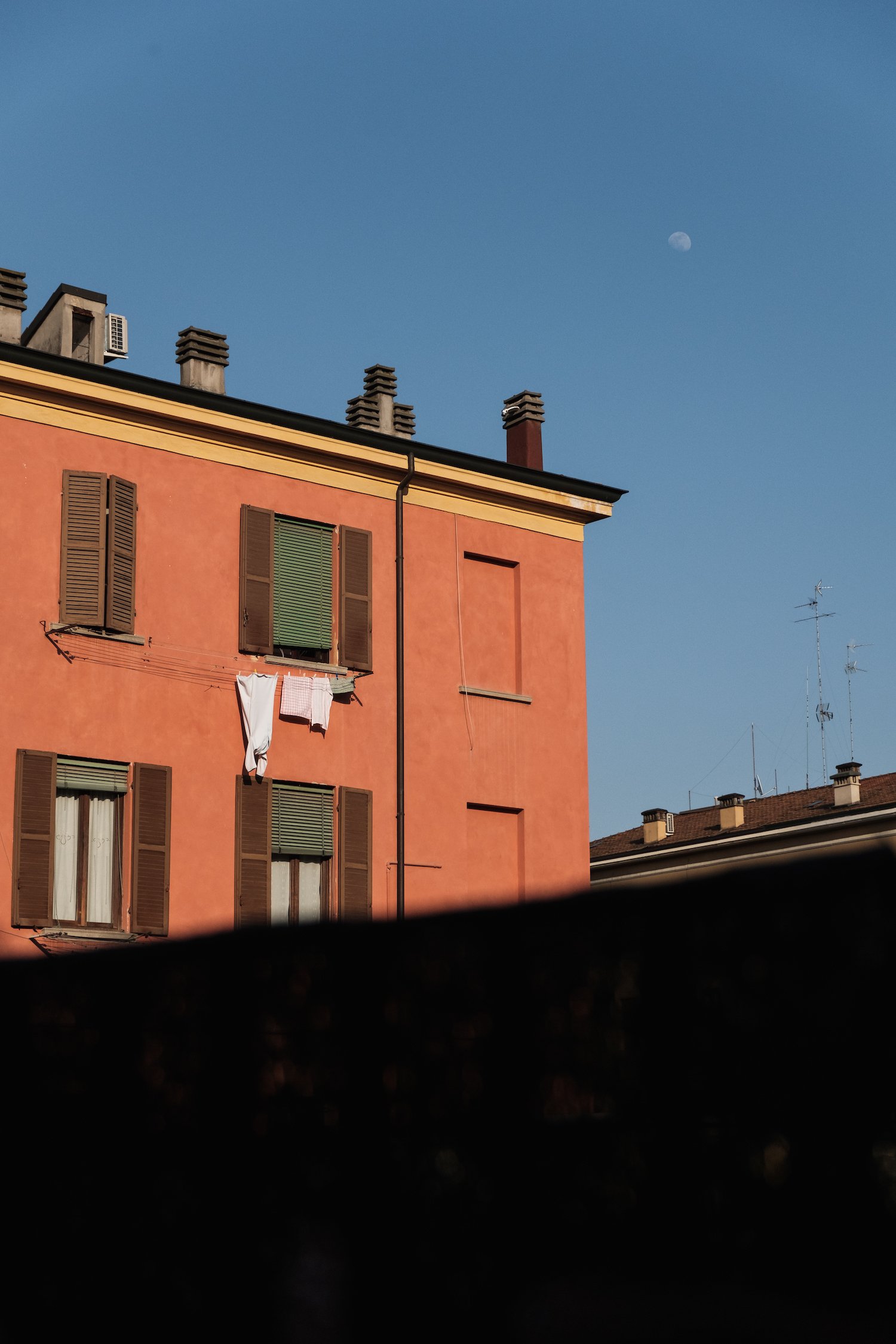 Colourful buildings in Modena - Travel and Street Photography by Ben Holbrook from DriftwoodJournals.com-5607