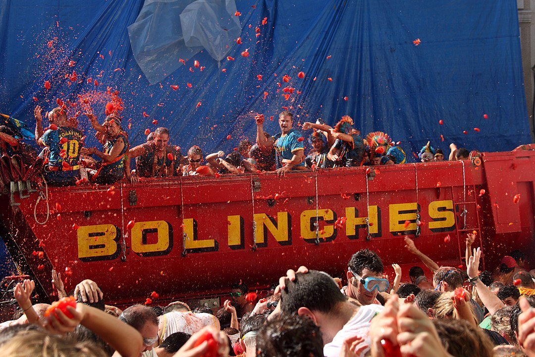 La Tomatina, Buñol, Near Valencia, 26th August