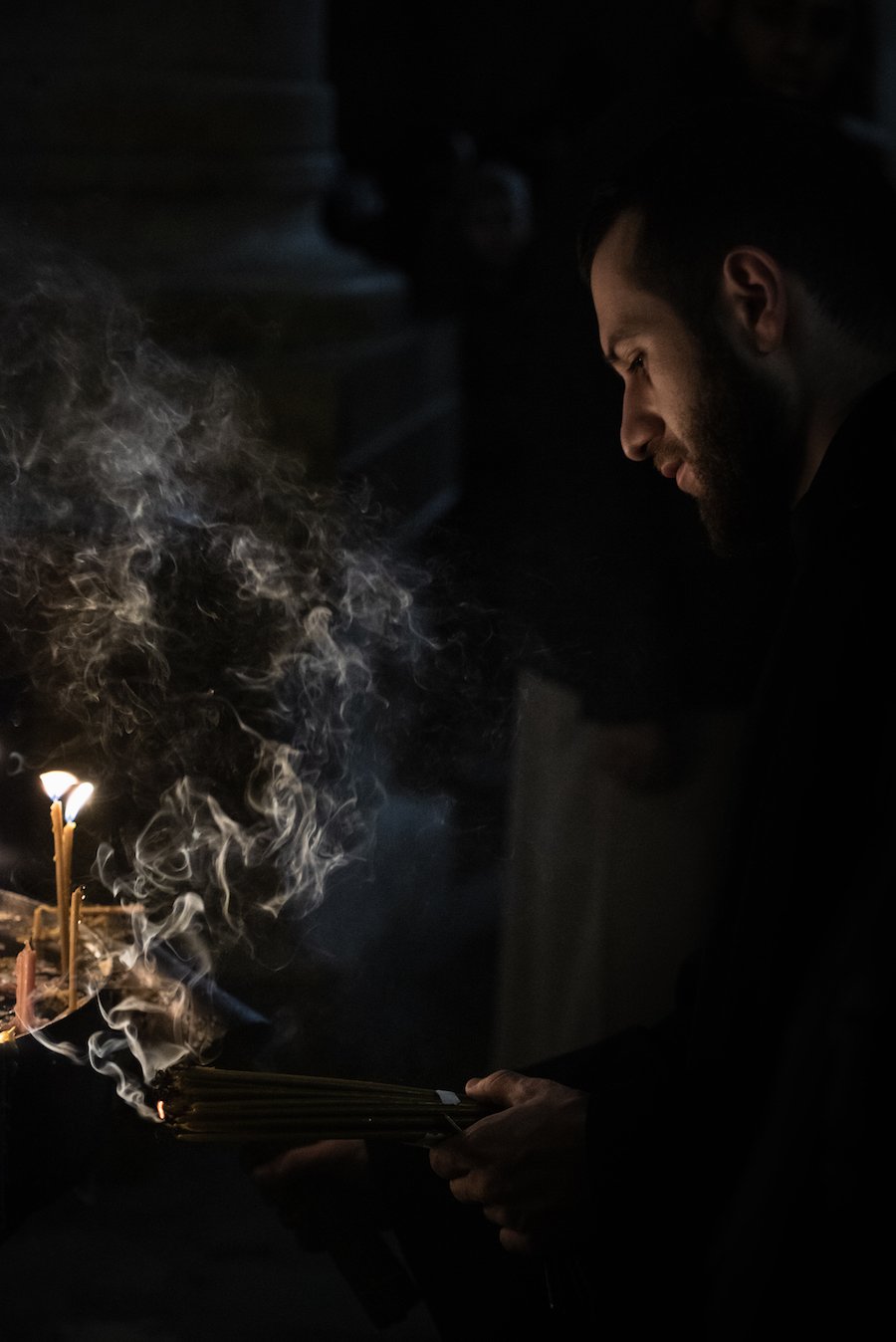 Inside the Church of the Holy Sepulchre, Israel Travel Photography by Ben Holbrook from DriftwoodJournals.com-2460