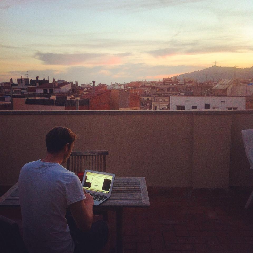 Procrastinating in Paradise, or Barcelona Balcony Blues - A Travel Blog About Life in Barcelona by Ben Holbrook