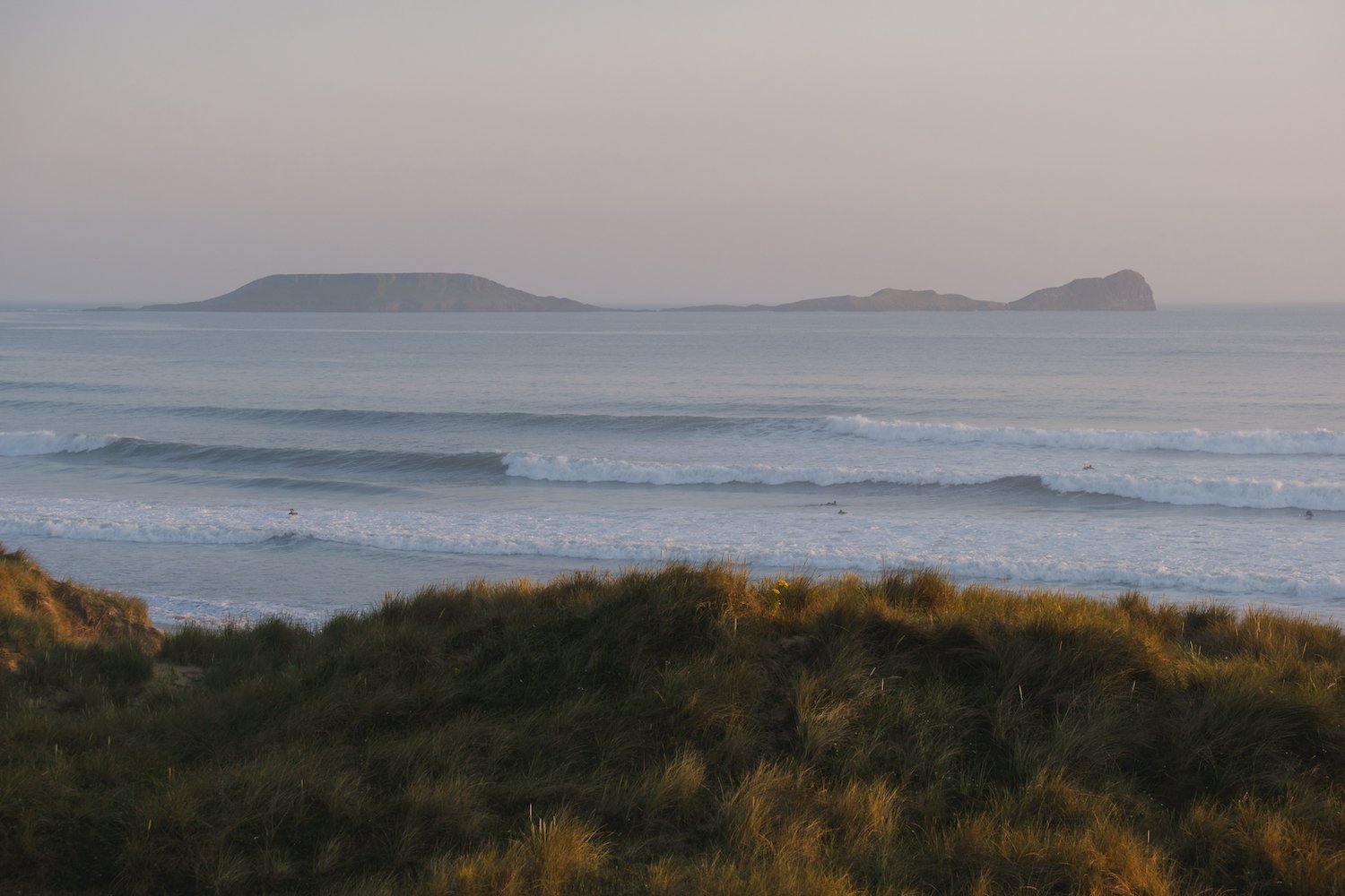 Llangennith Beach Surfers at Sunset by Ben Holbrook from BenHolbrook.com-7