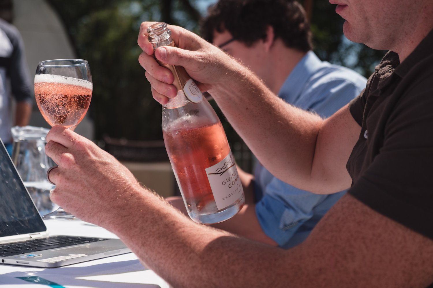 Rhosliw Pefriog Sparkling by Gwinllan Conwy Vineyard, 2018