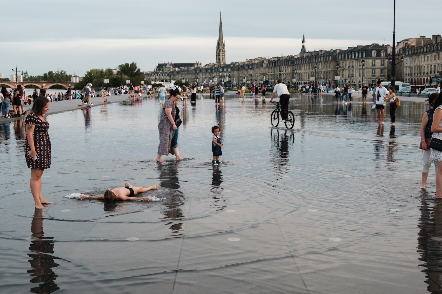 Miroir d’eau (Mirror of Water), Bordeaux Travel & Street Photography by Ben Holbrook from DriftwoodJournals.com-121