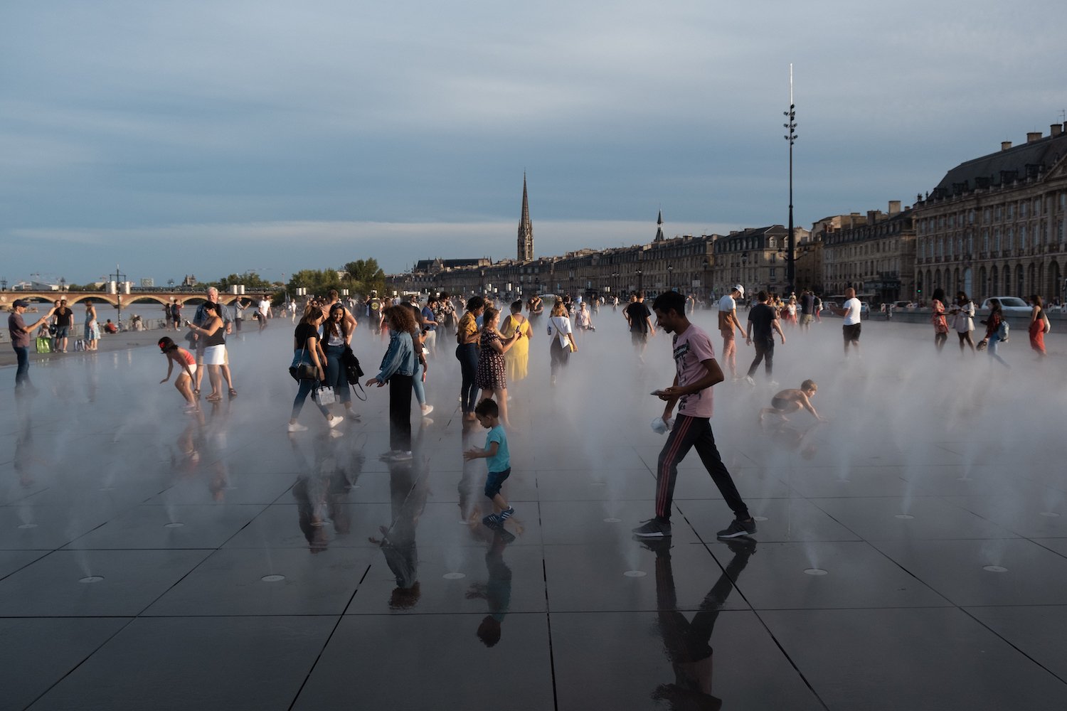 Miroir d’eau (Mirror of Water), Bordeaux Travel & Street Photography by Ben Holbrook from DriftwoodJournals.com-121