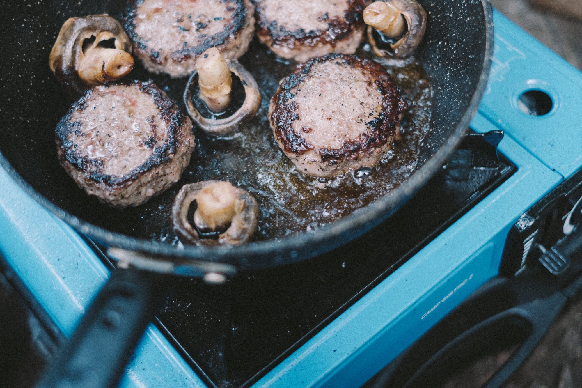 Cooking while wild camping - in Wales
