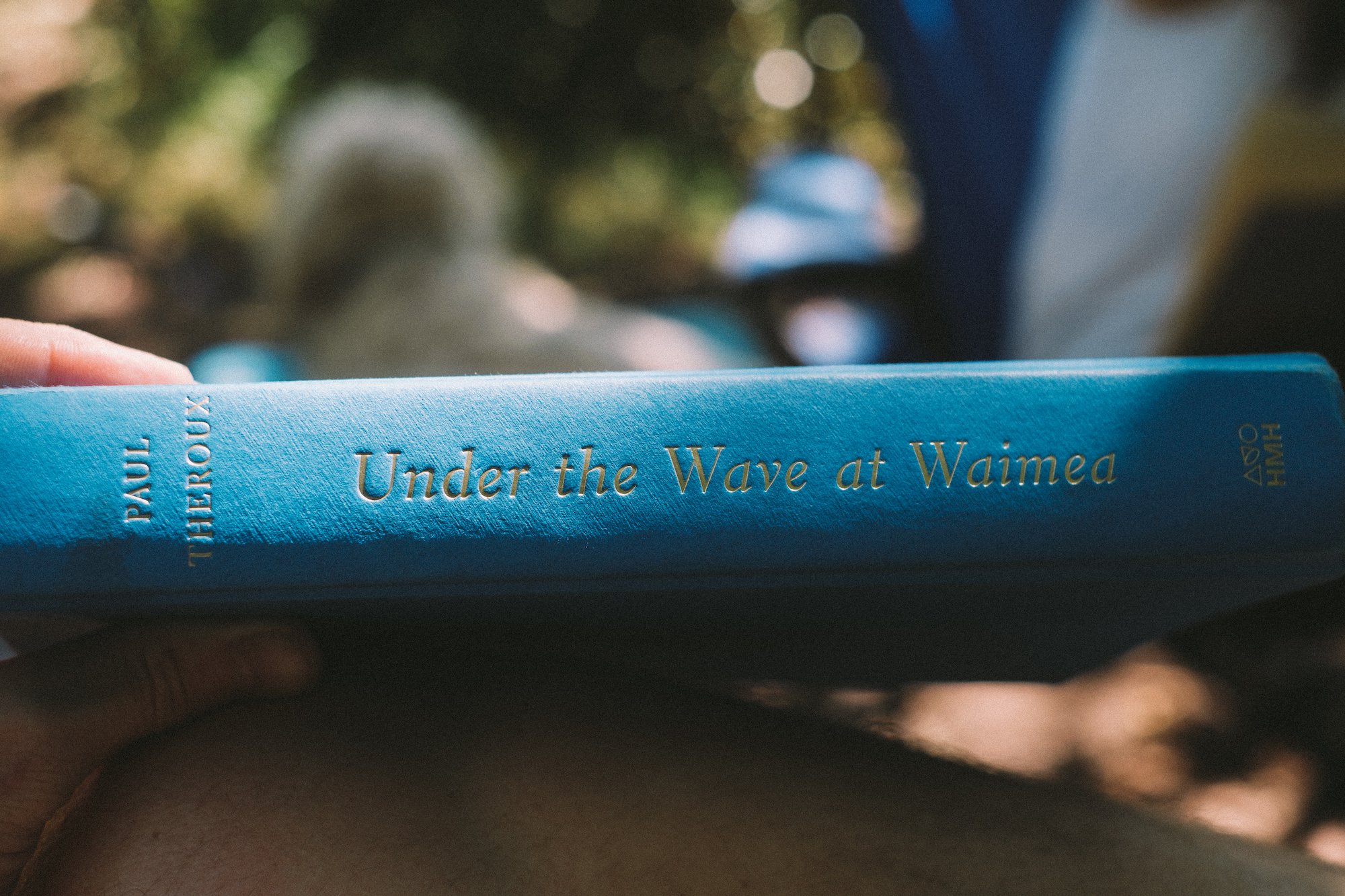 Reading Under the Wave at Waimea by Paul Theroux