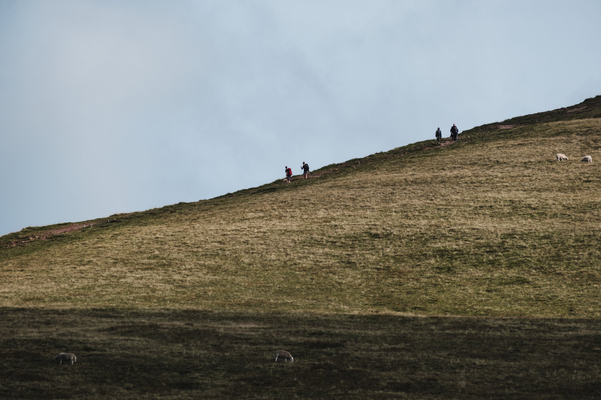 Walking Pen Y Fan Mountain, Brecon Beacons, South Wales, UK - by Ben Holbrook from DriftwoodJournals.com-29