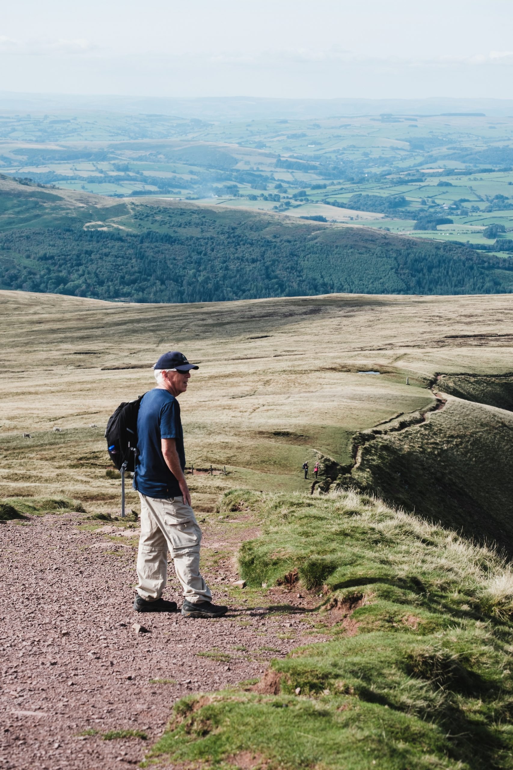 Walking Pen Y Fan Mountain, Brecon Beacons, South Wales, UK - by Ben Holbrook from DriftwoodJournals.com