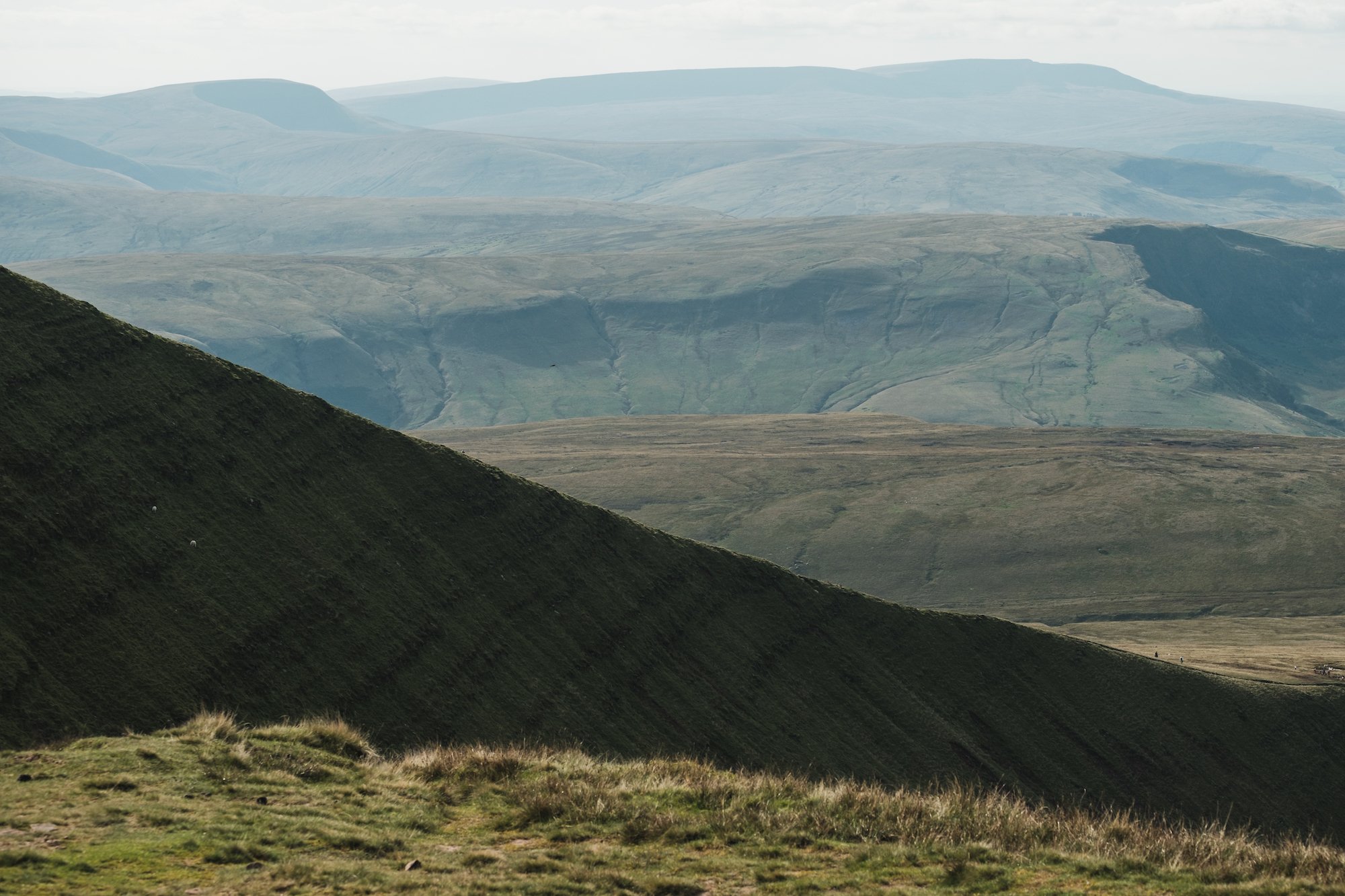 Walking Pen Y Fan Mountain, Brecon Beacons, South Wales, UK - by Ben Holbrook from DriftwoodJournals.com-29