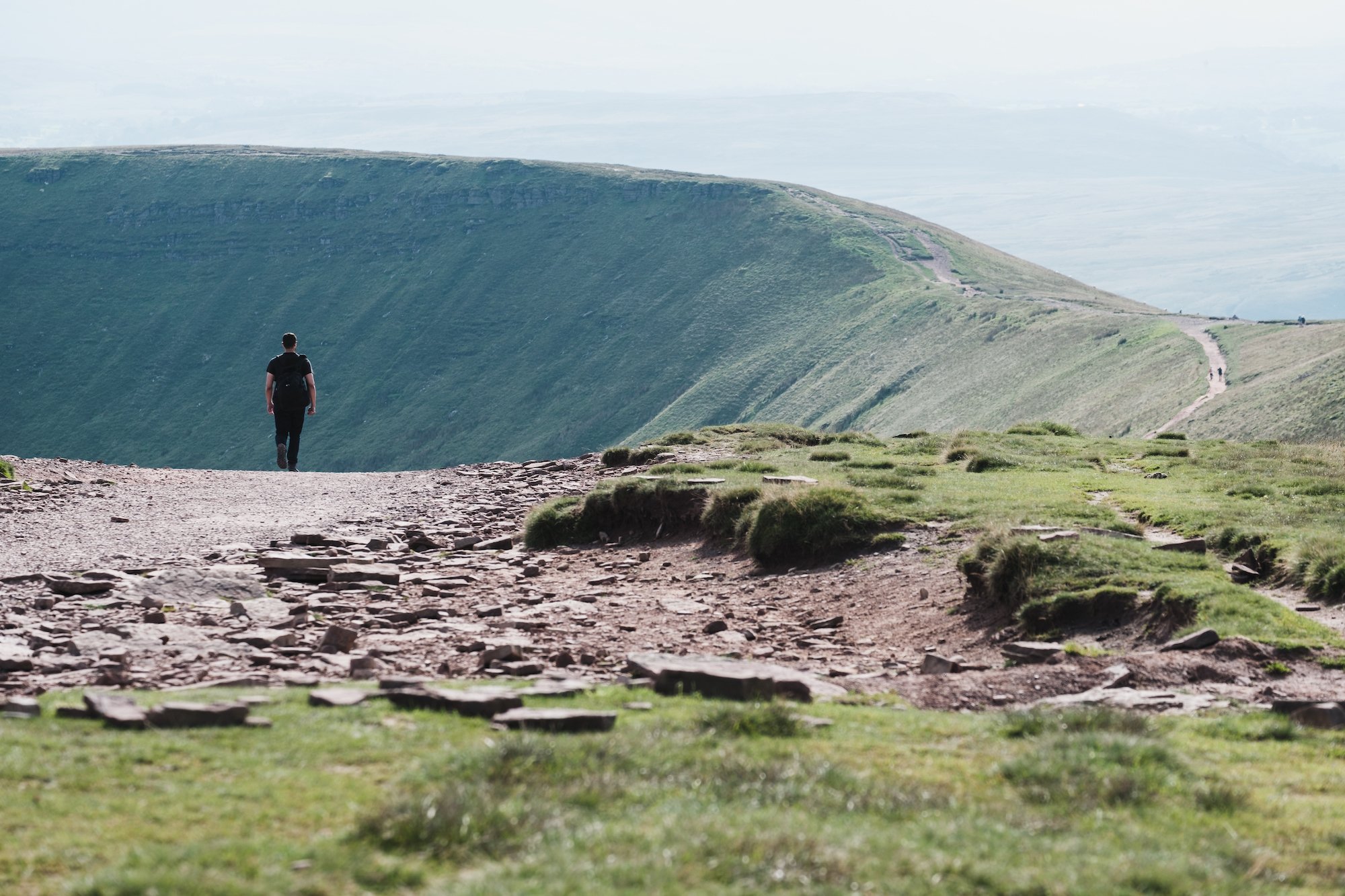 Walking Pen Y Fan Mountain, Brecon Beacons, South Wales, UK - by Ben Holbrook from DriftwoodJournals.com-29
