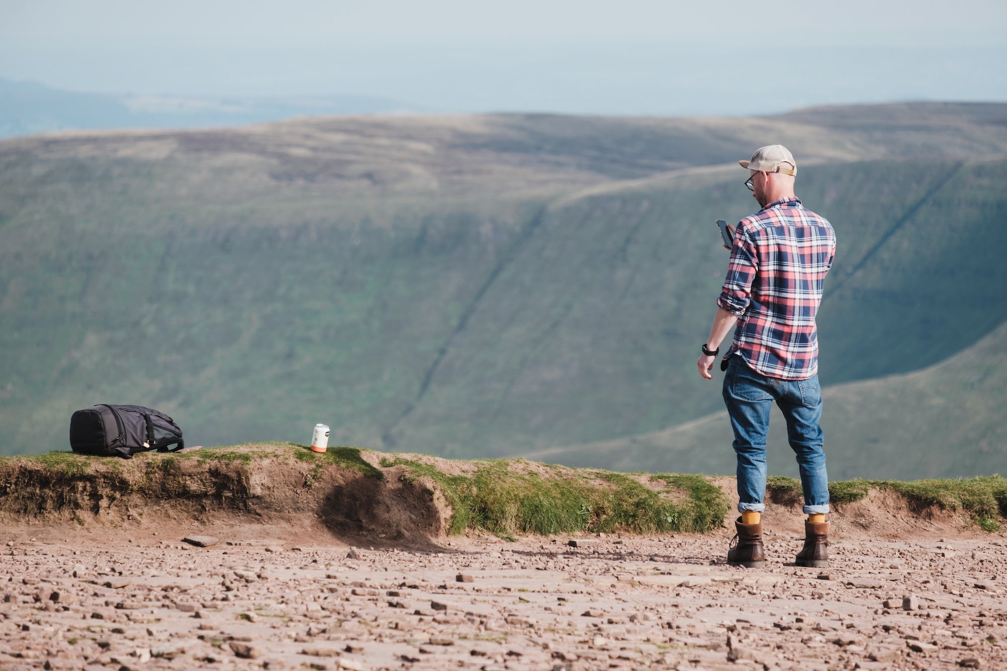 Walking Pen Y Fan Mountain, Brecon Beacons, South Wales, UK - by Ben Holbrook from DriftwoodJournals.com-29
