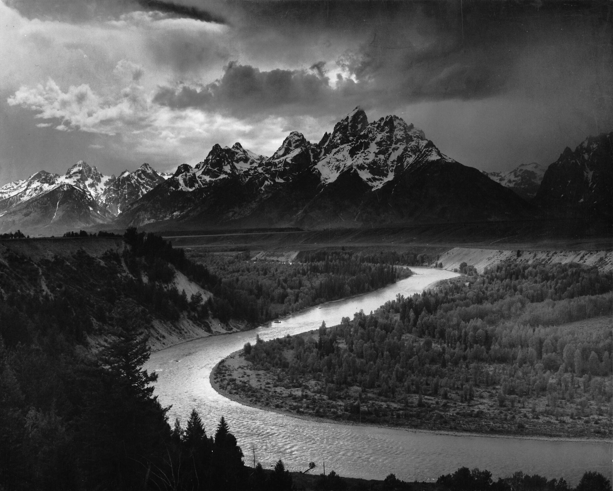 Tetons by Ansel Adams, 1942 (National Parks Service/NARA)
