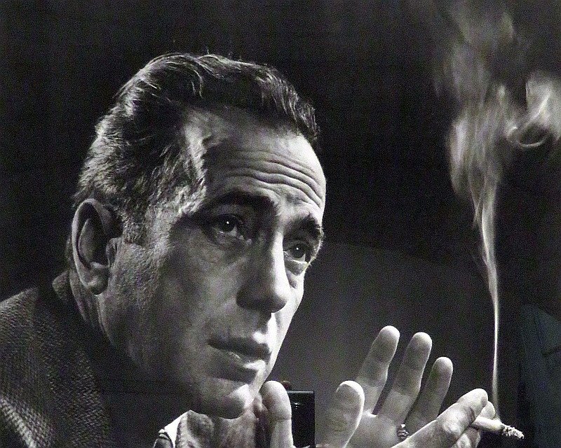 Bogart Black and White Portrait by Yousuf Karsh