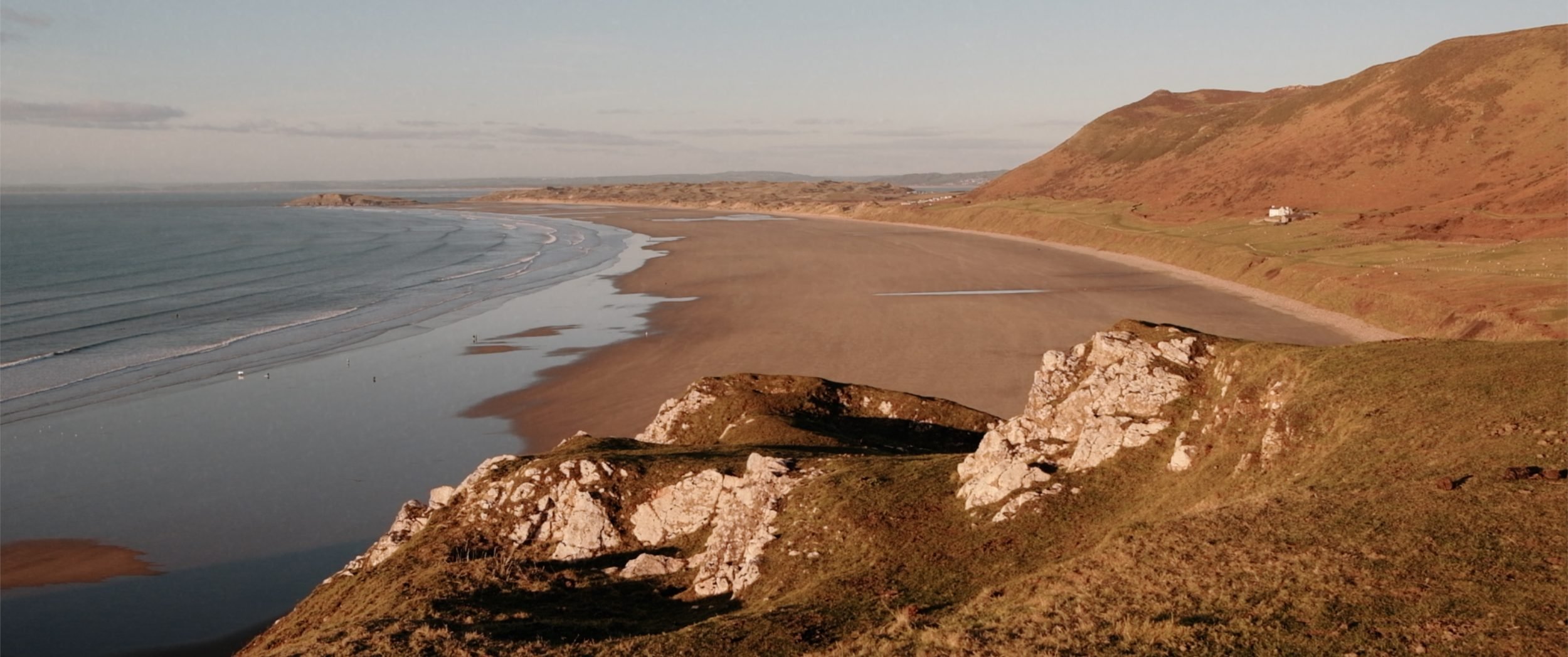 Rhossili Bay Beach Gower Peninsula, South Wales Video - by Ben Holbrook