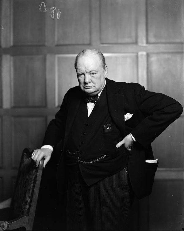 Yousuf Karsh Photographic Portrait of Winston Churchill
