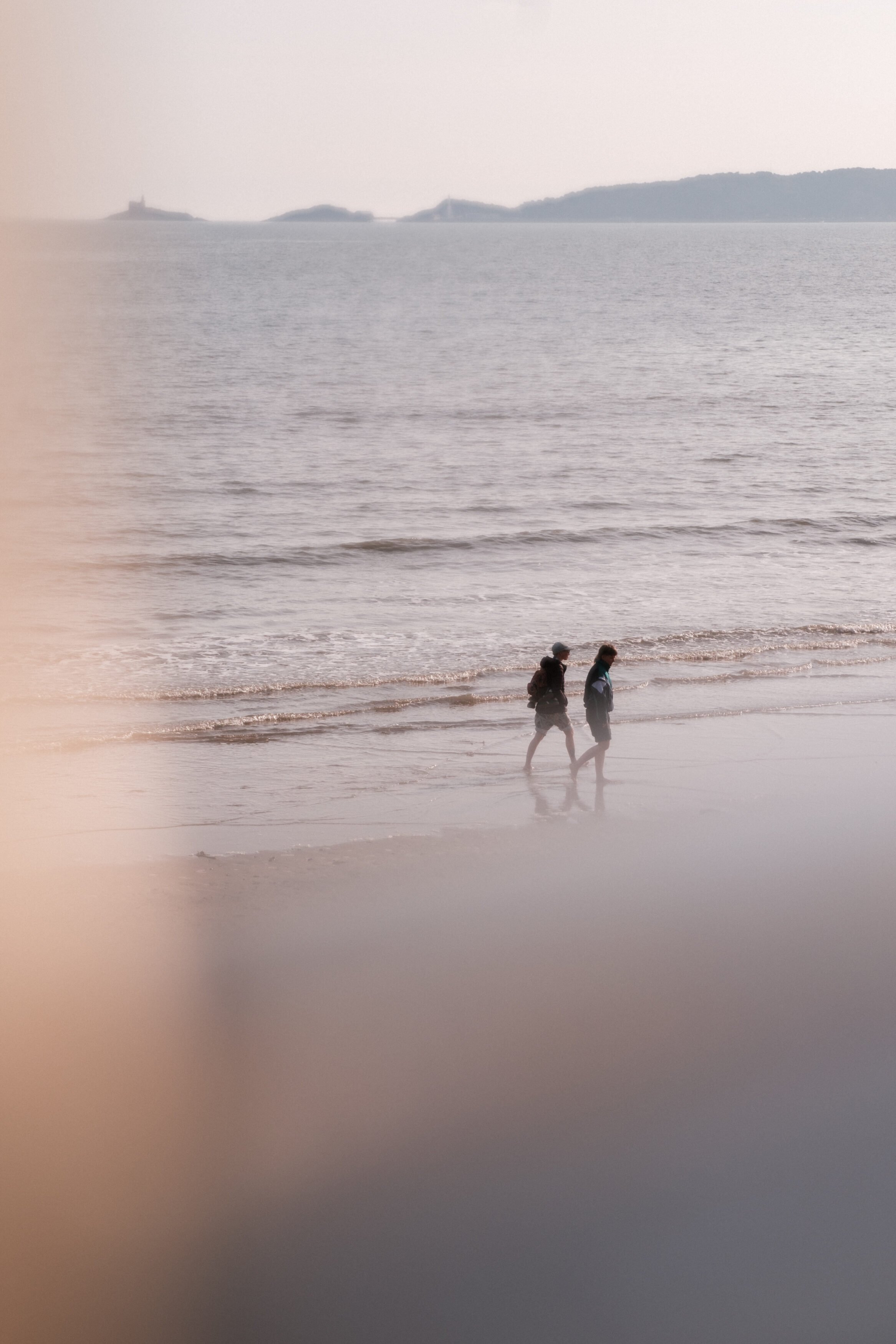 Swansea Bay at Sunset spring 2025 Wales Street Photography - Ben Holbrook-6