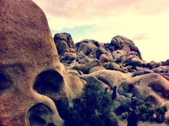 The strange rocks at Joshua Tree National Park