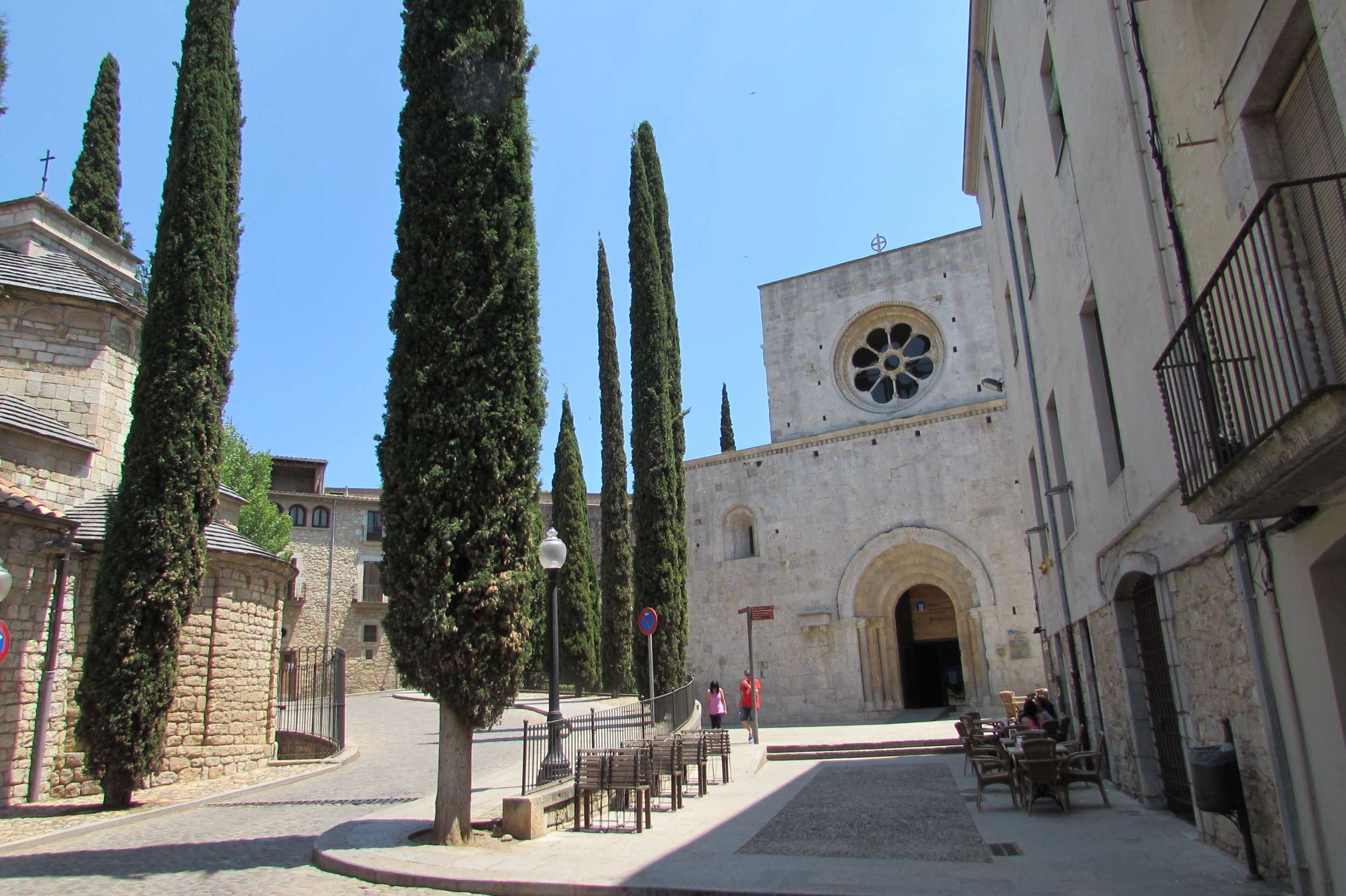 Girona (and the Costa Brava in general) is full of spiring Cyprus trees, which feature in many of local artist Salvador Dali's paintings.