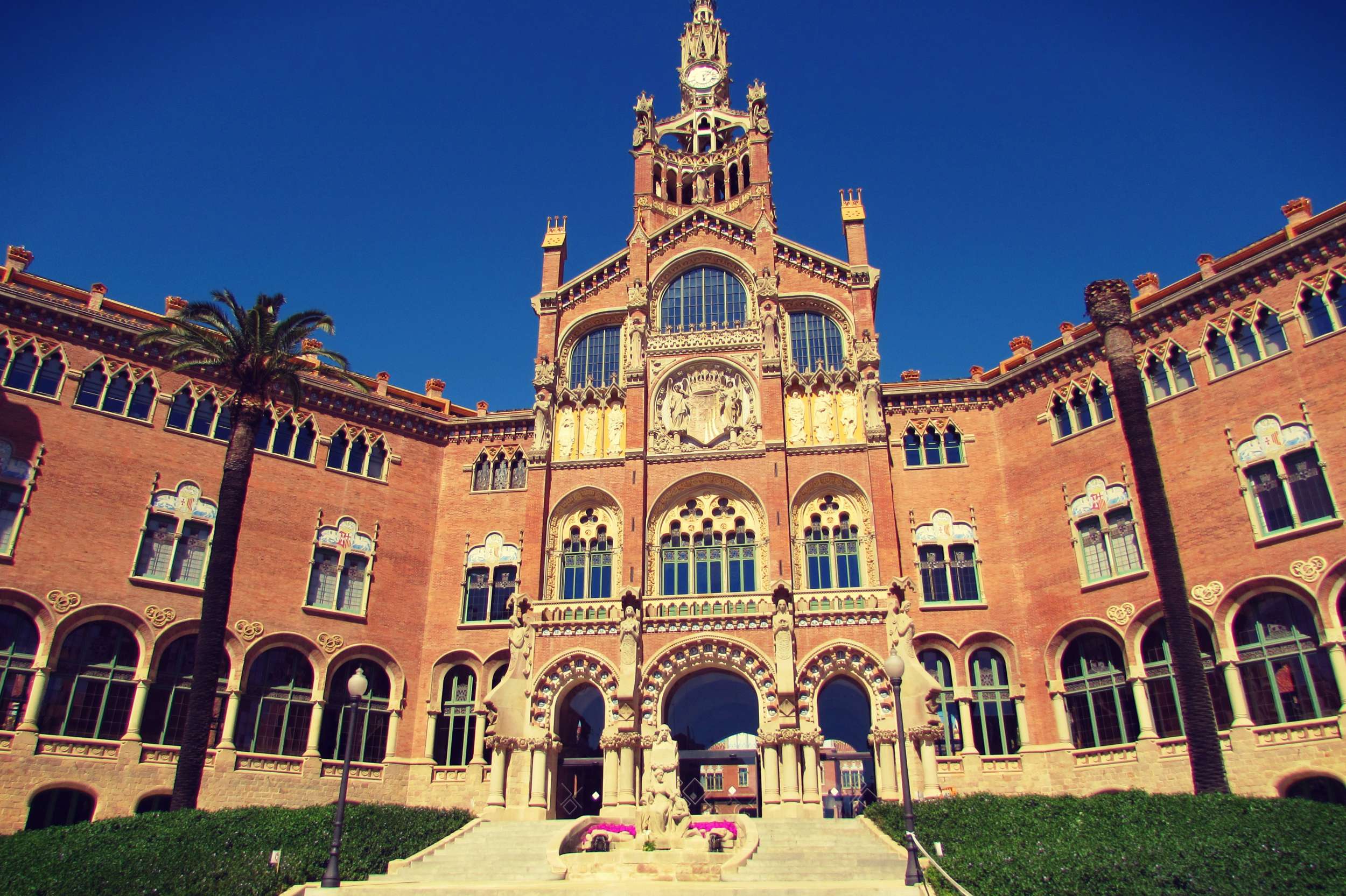 Hospital San Pau, a quick stroll away from Sagrada Familia - just follow Avenida de Gaudí