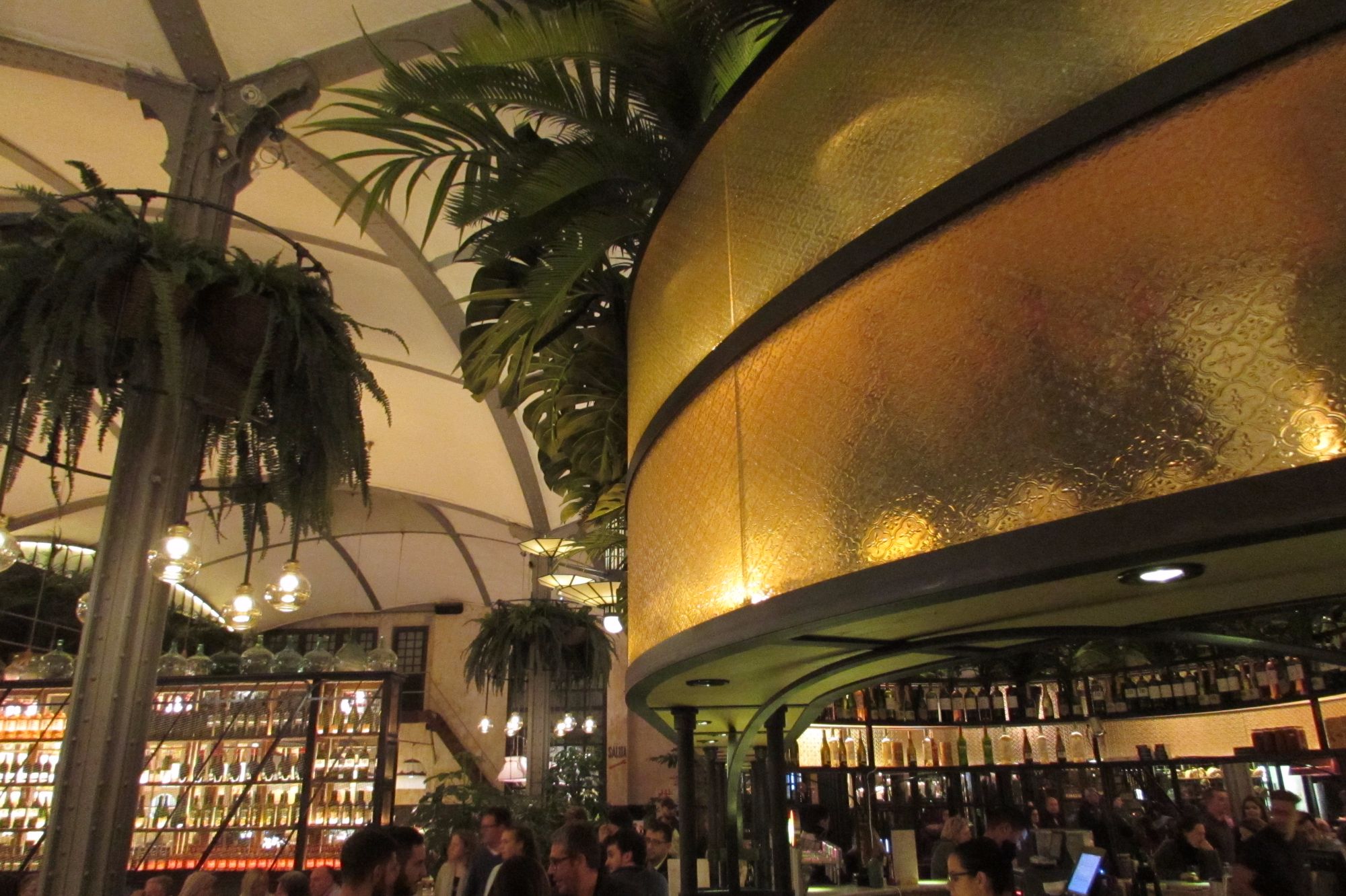 Tapas bar in El Nacional food hall Barcelona Driftwood Journals