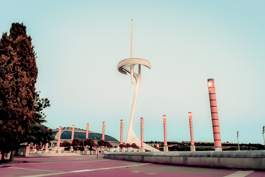 Montjuïc Communications Tower, AKA Torre Calatrava or Torre Telefónica Montjuïc Communications Tower, AKA Torre Calatrava or Torre Telefónica