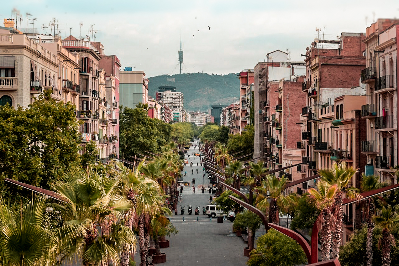 Rambla Badal, Sants, Barcelona ~ by Ben Holbrook of DriftwoodJournals.com