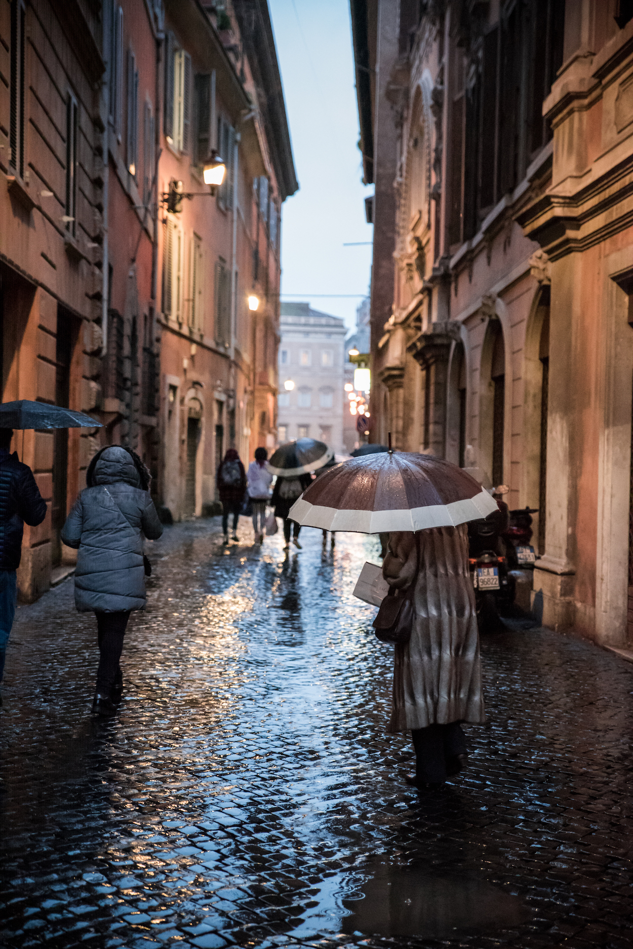 Rome in the Rain - by Ben Holbrook