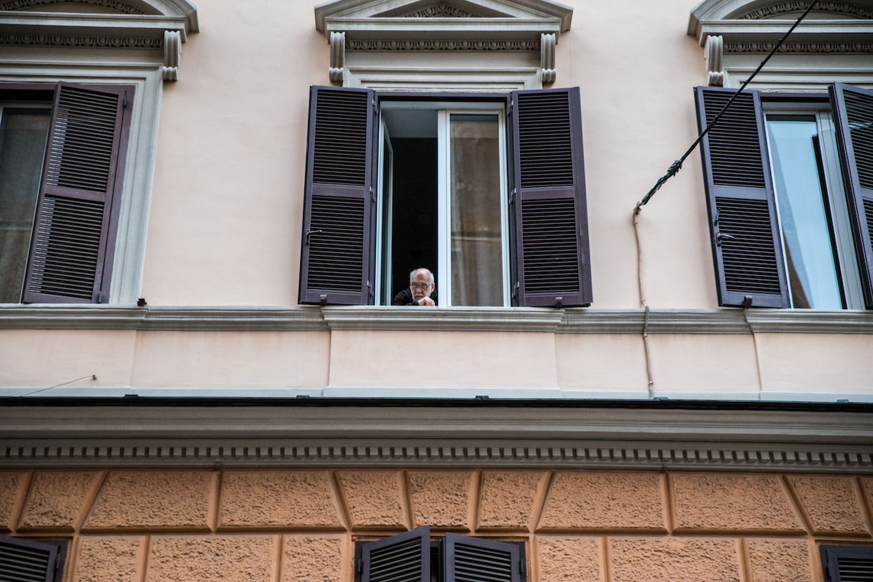 Local life in Rome's quiet Trastevere neighbourhood - by Ben Holbrook.