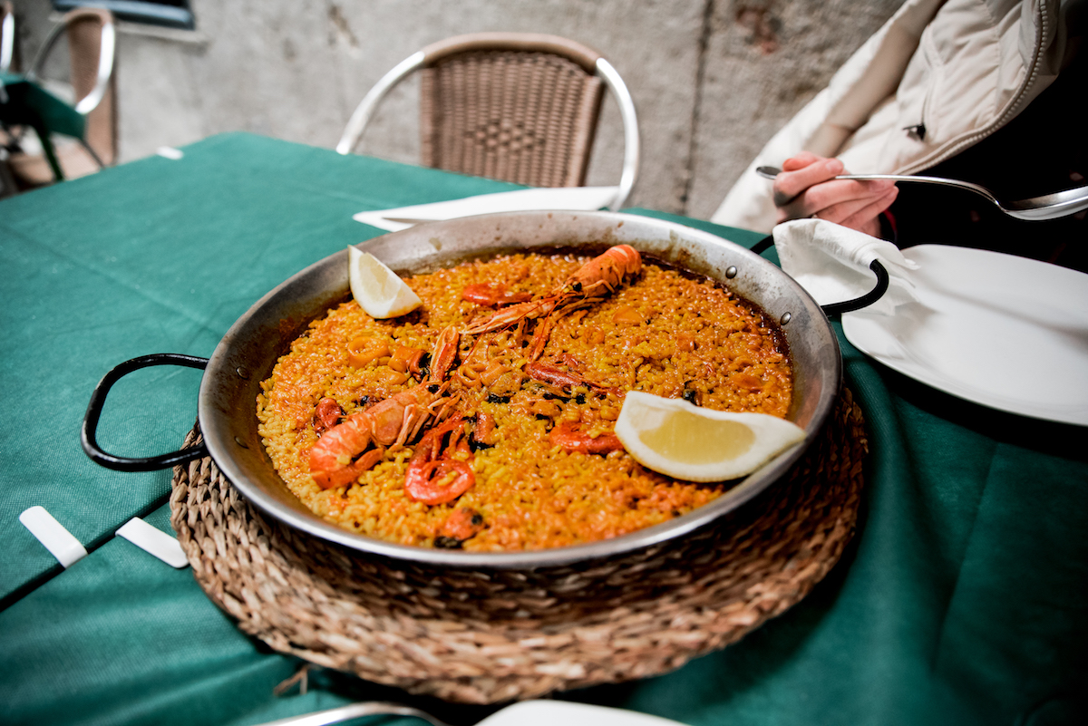 Best seafood paella in Valencia, Spain