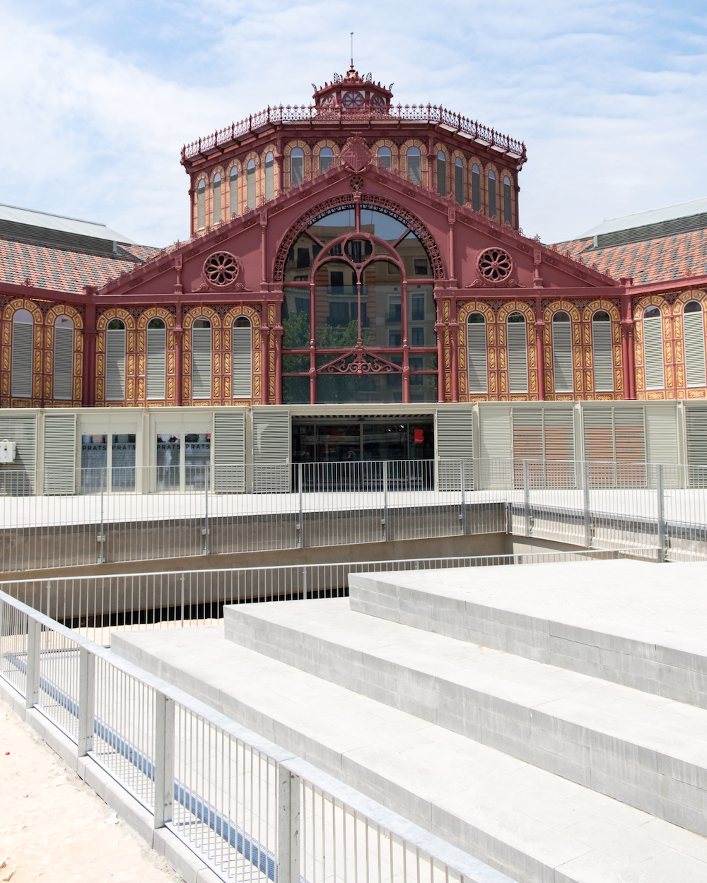 Sant Antoni Market Barcelona Facade - by Ben Holbrook