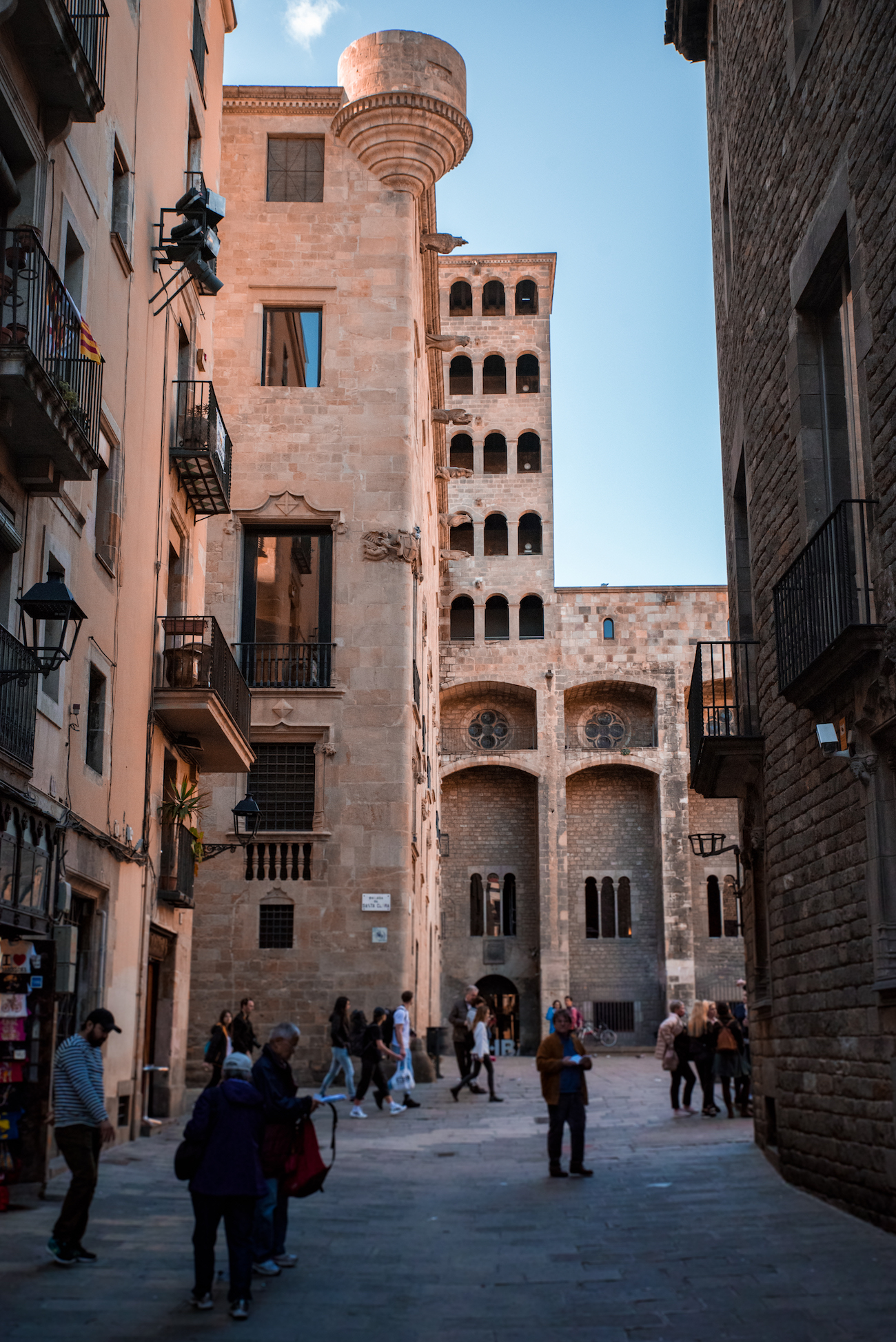 Barcelona’s ancient Mirador del Rei Martí in Plaça del Rei Barcelona’s ancient Mirador del Rei Martí in Plaça del Rei