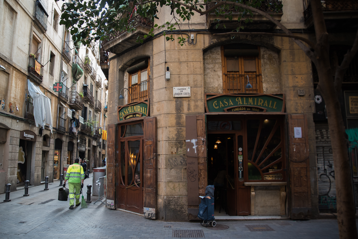 Casa Almirall Old Bar on Carrer de Joaquin Costa Barcelona by Ben Holbrook