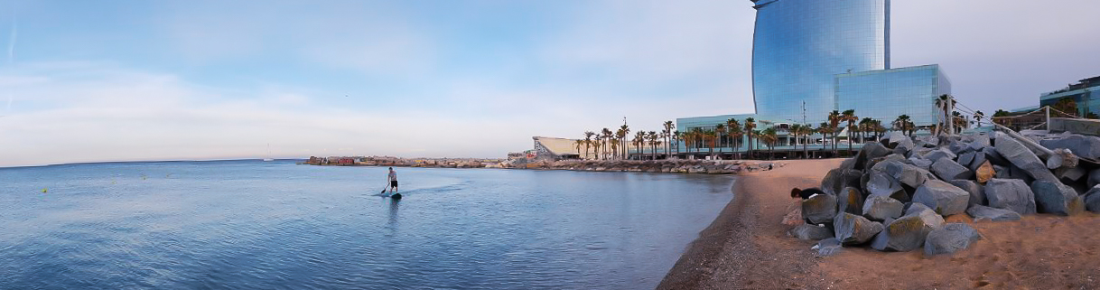 SUP Paddle Boarding in Barcelona - By Ben Holbrook Driftwood Journals