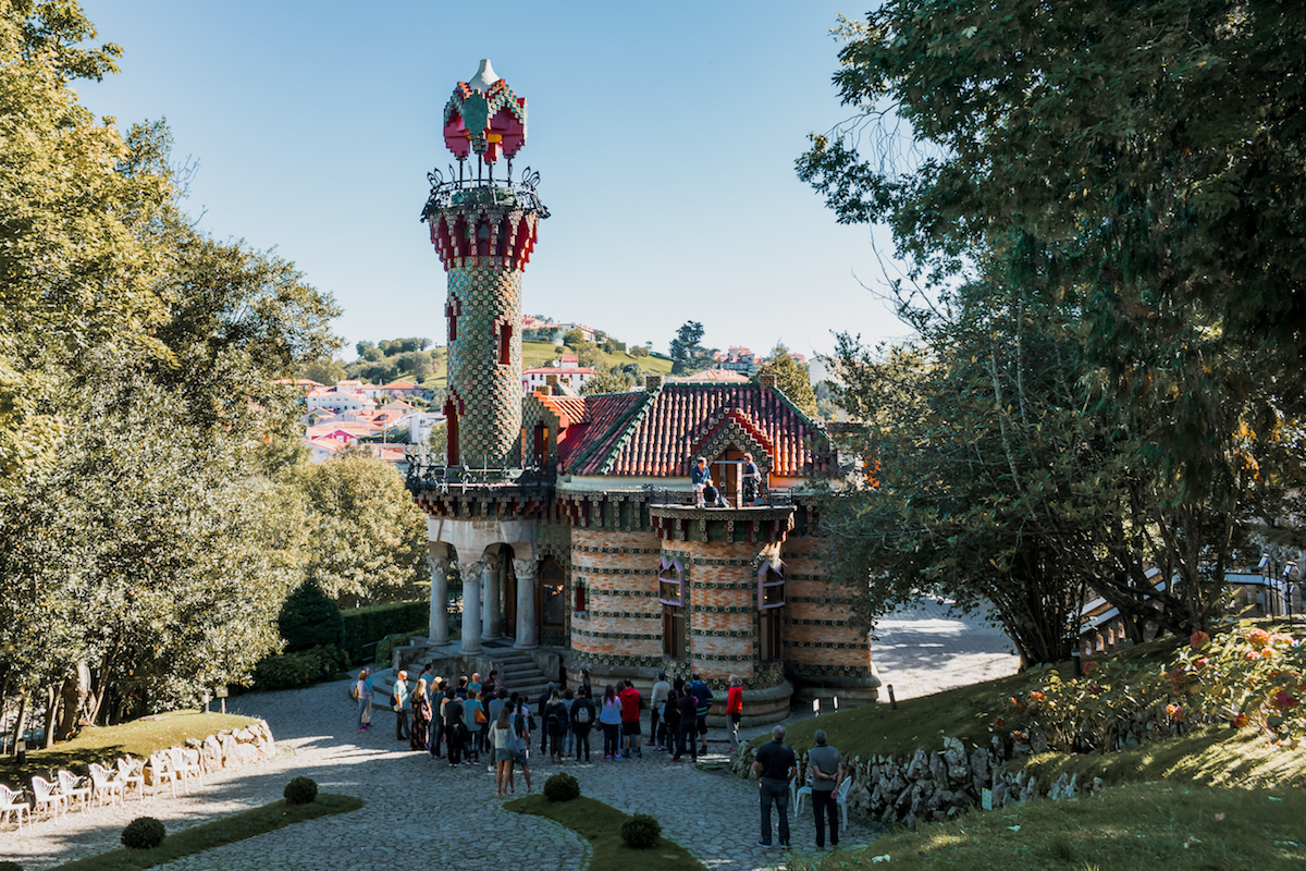 Antoni Gaudi's El Capricho house in Cantabria – inspired by sunflowers. Antoni Gaudi's El Capricho house in Cantabria – inspired by sunflowers.