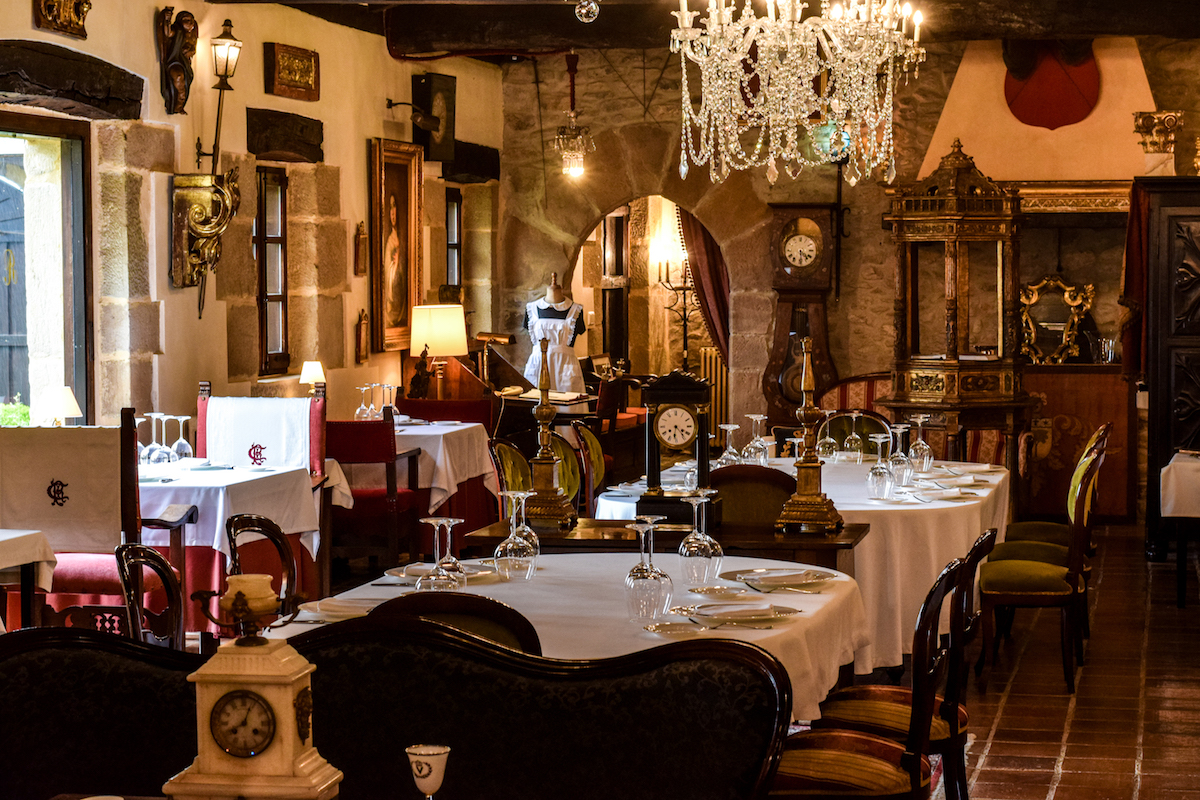 The decadently furnished dining room of Palacio de la Peña. Manuel explaining how he (drunkenly) came to be the proud (but secret) owner of Palacio de la Peña.