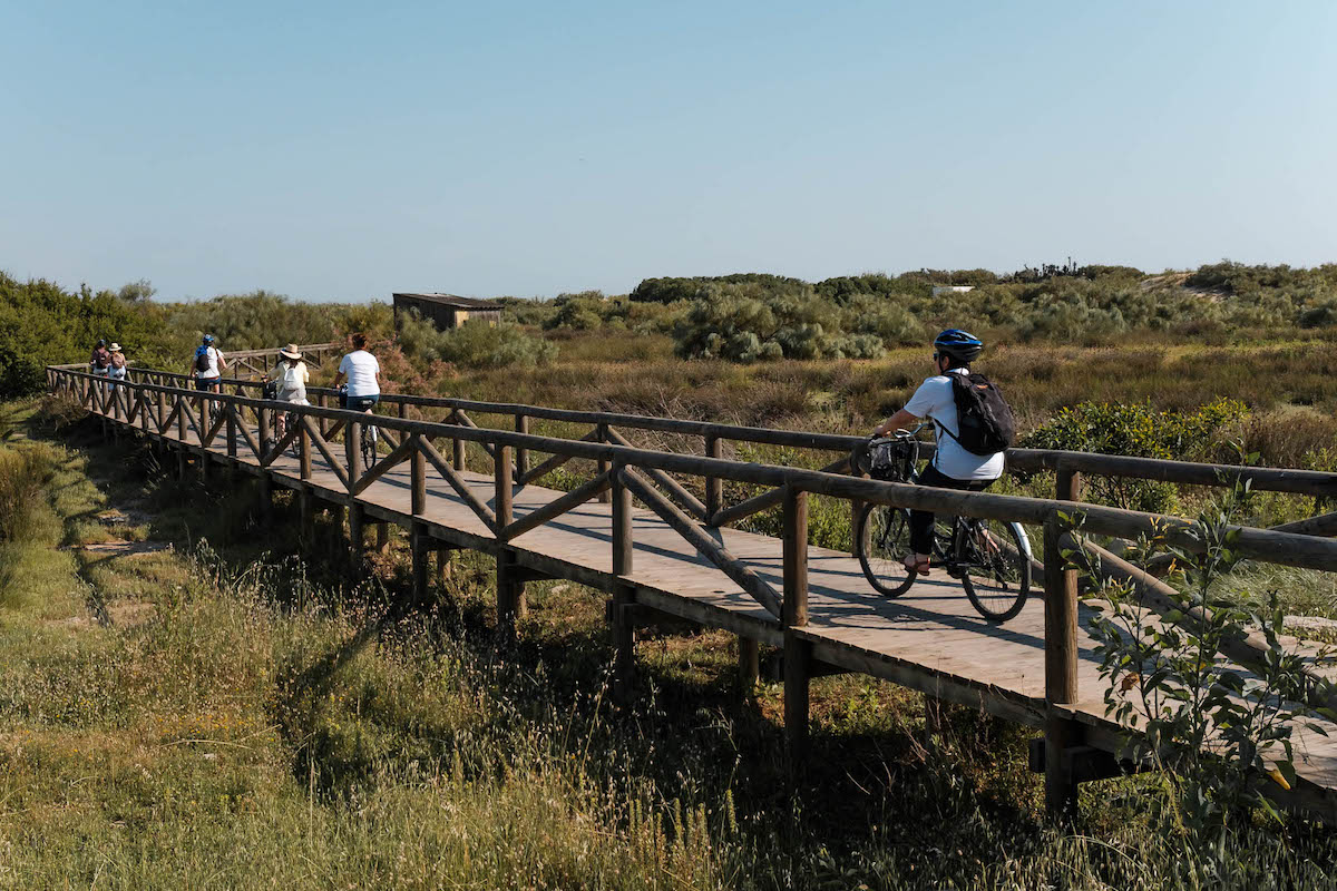 Cycling in Chipiona, Cádiz (Andalucia), Southern Spain Cycling in Chipiona, Cádiz (Andalucia), Southern Spain