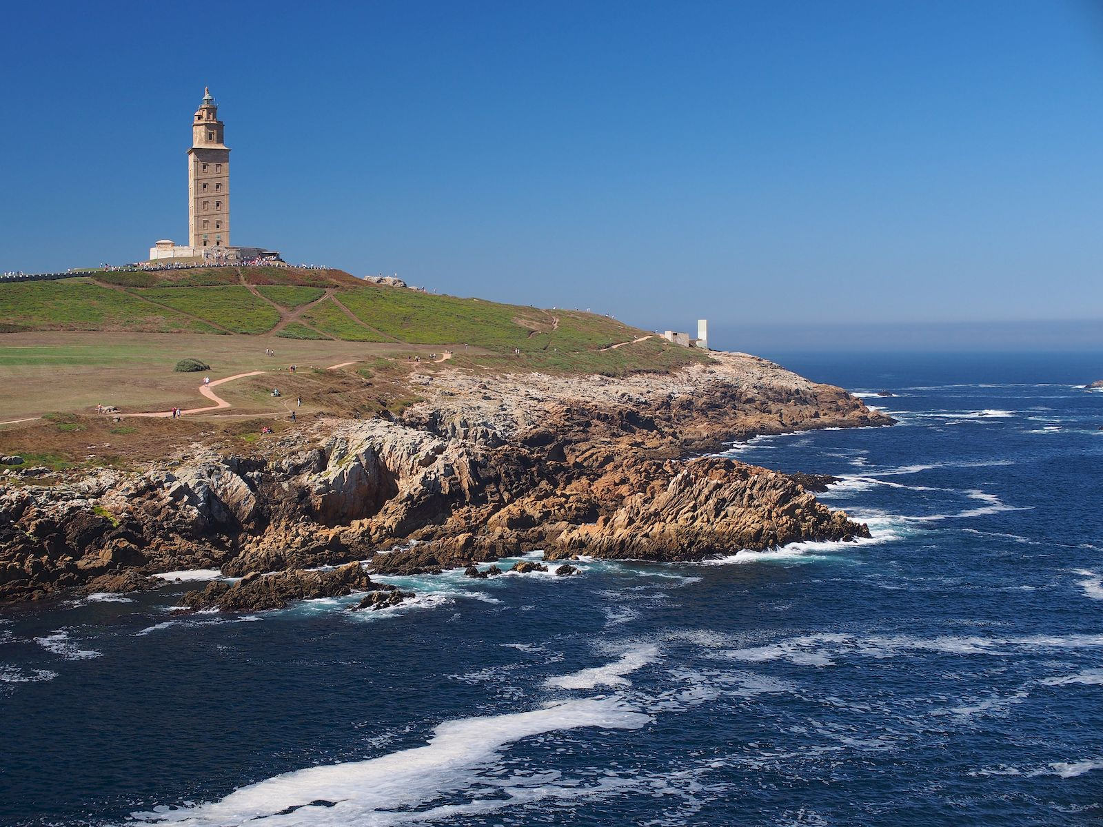 Tower of Hercules and Roman Lighthouse, A Coruna, Galicia, Northern Spain