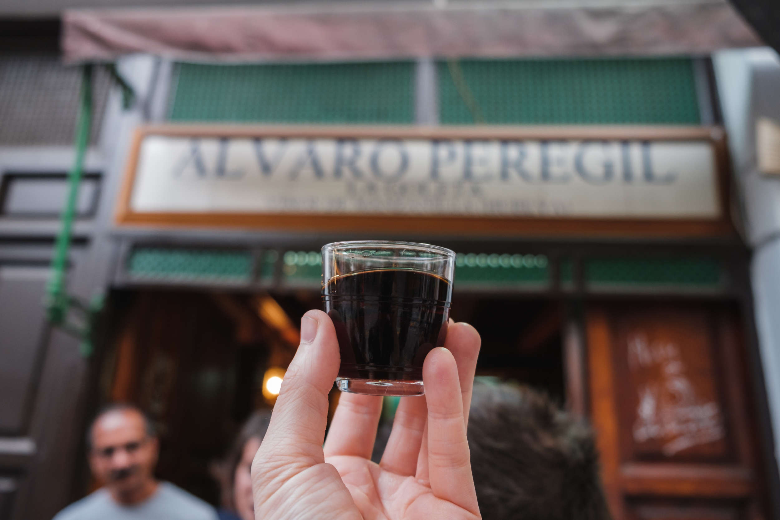 Orange wine at Taberna Peregil, Seville