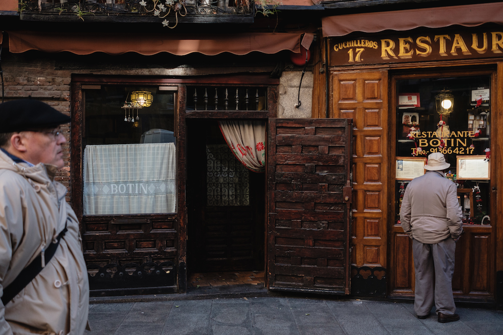 Sobrino de Botín is the oldest restaurant in Madrid – and thought to be the oldest restaurant in the world today.