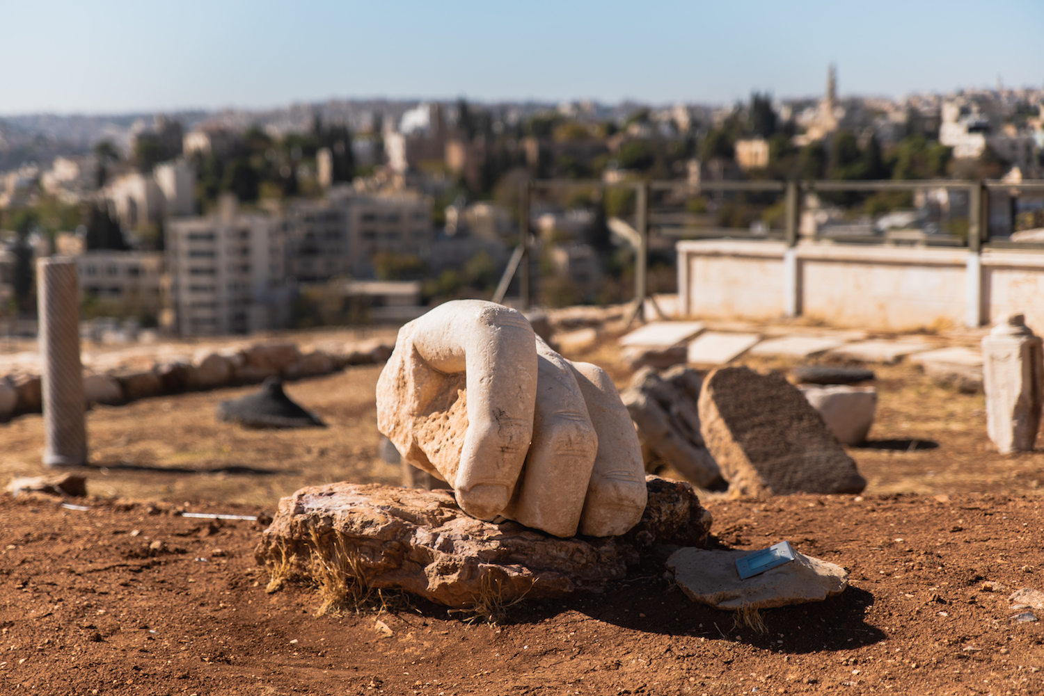Hercules' hand at Amman Citadel, Jordan - by Ben Holbrook from DriftwoodJournals.com-1 Hercules' hand at Amman Citadel, Jordan - by Ben Holbrook from DriftwoodJournals.com-1