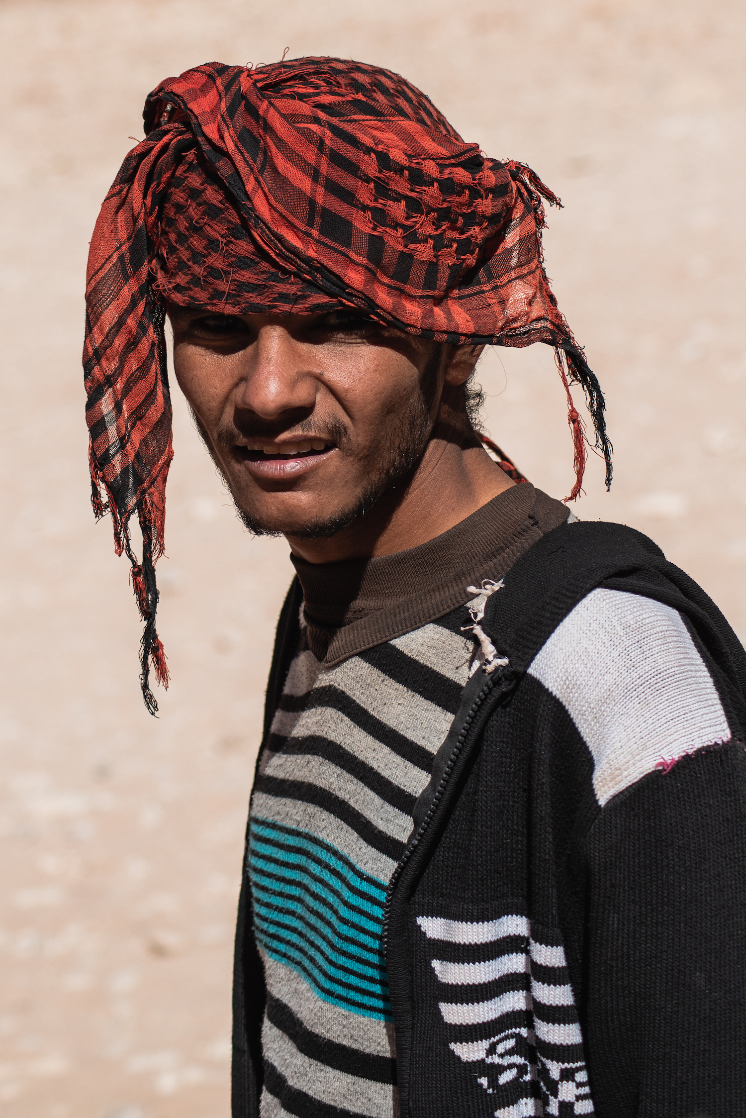 A local donkey ride hawker at Petra. He said my camera looked like a gun - he wasn’t impressed. A local donkey ride hawker at Petra. He said my camera looked like a gun - he wasn’t impressed.