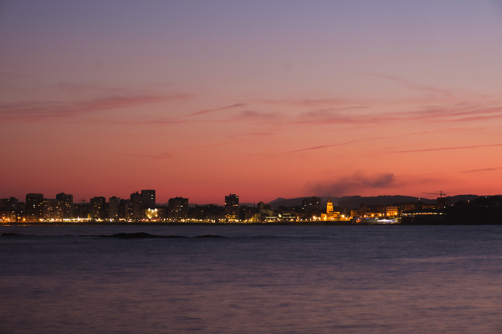 Gijón sunset, Asturias, northern Spain by Ben Holbrook from DriftwoodJournals.com Gijón sunset, Asturias, northern Spain by Ben Holbrook from DriftwoodJournals.com
