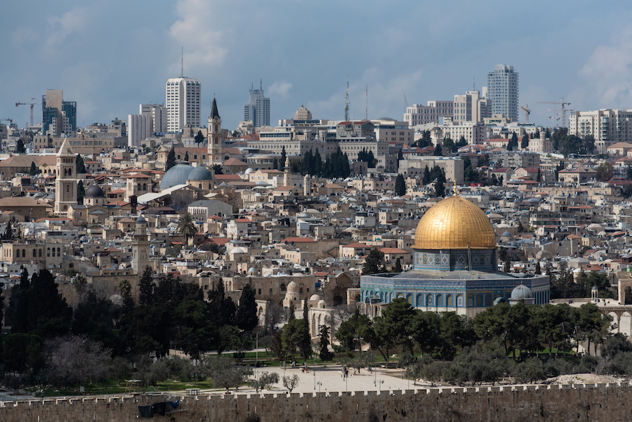 Jerusalem from the Olive Mount Viewing Point - Israel Travel Photography by Ben Holbrook from DriftwoodJournals.com-1583